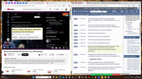 Rev 3:10, Jhn 3:16,Biometric ID MOTB update Mexico mandatory iris/fingerprint