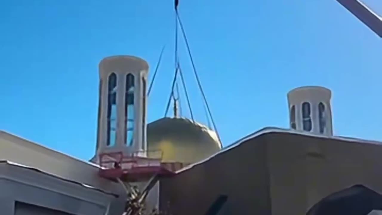 A new mosque in Dearborn Heights, Michigan is nearing completion