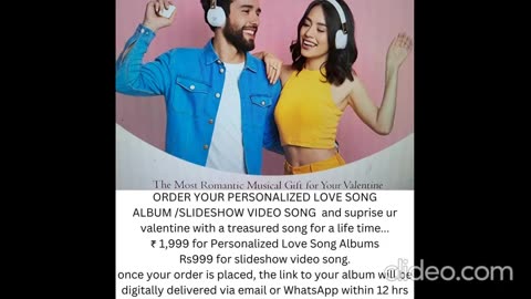 Suprise your valentine with a gift that can be treasured for a life time