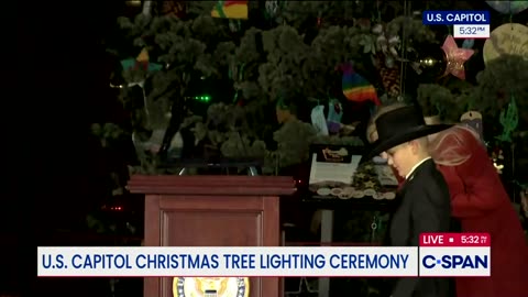 Speaker Johnson Gives Remarks at the U.S. Capitol Christmas Tree Lighting