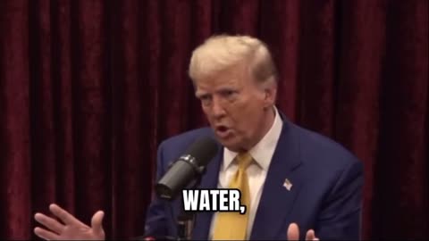 Trump on Joe Rogan Talking About California Fires