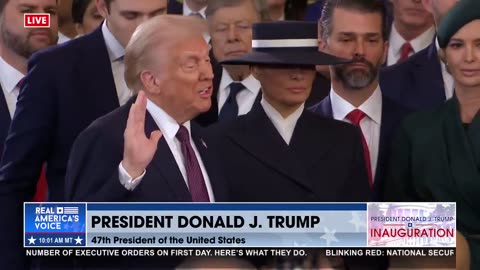 OUR 47th PRESIDENT OF THE UNITED STATES ‼️President Trump is sworn in