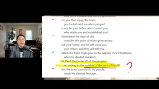 #bible #Leviticus 32 #god determine the board of countries according to the number of His people