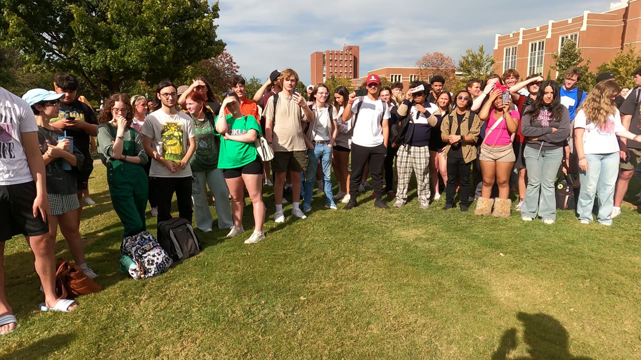 Bro Jim Gilles Preaches at Oklahoma University 10-16-25 Part 14