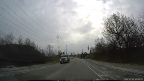 [4K] Newmarket, Ontario! #1 Light Snow and Windy day driving, ON. CA.