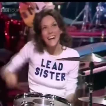 Karen Carpenter drum solo..🎶