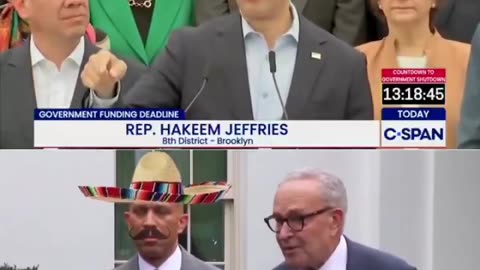 LOL: Hakeem Jeffries Melts Down Over Trump Meme