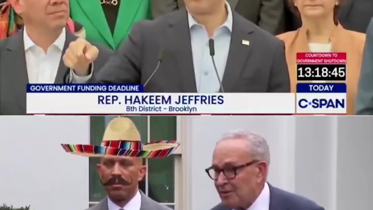 LOL: Hakeem Jeffries Melts Down Over Trump Meme