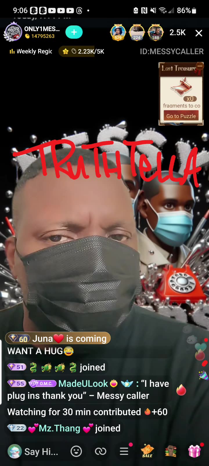 MESSY CALLER MONDAY MORNING SHIT SHOW & BEGGING HOUR STRUGGLING TO GET TO 800K & LOSING GIFTERS BY THE DOZEN AFTER KICKING OUT SUPPORTERS FOR NOT HAVING BEANS BY THEIR NAME