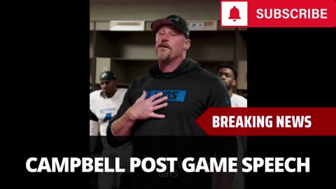 Dan Campbell's Post Game Speech Will Get You Pumped