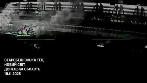 Ukrainian Heavy Strike Drones Slam into Two Massive Power Plants in Occupied Donetsk