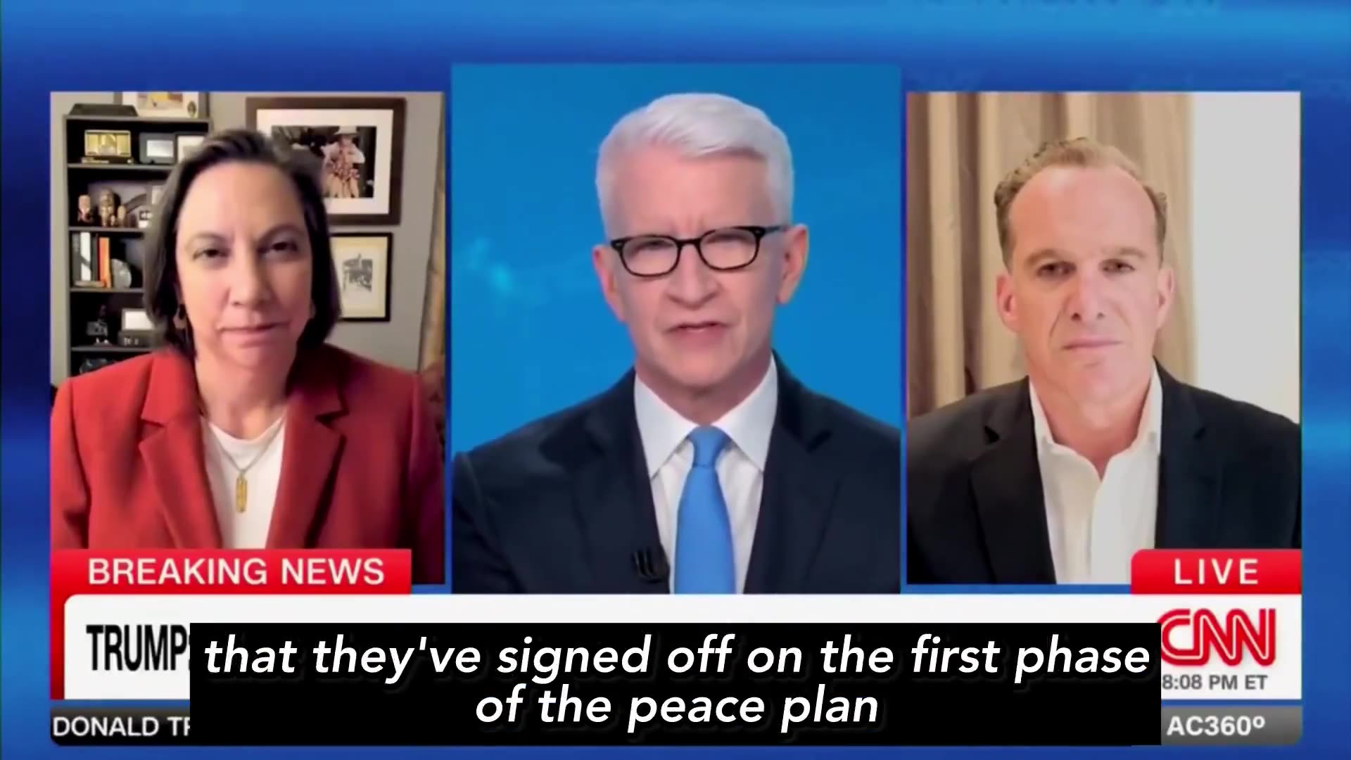 Here are two rare minutes of President Trump being praised by the Corporate Media