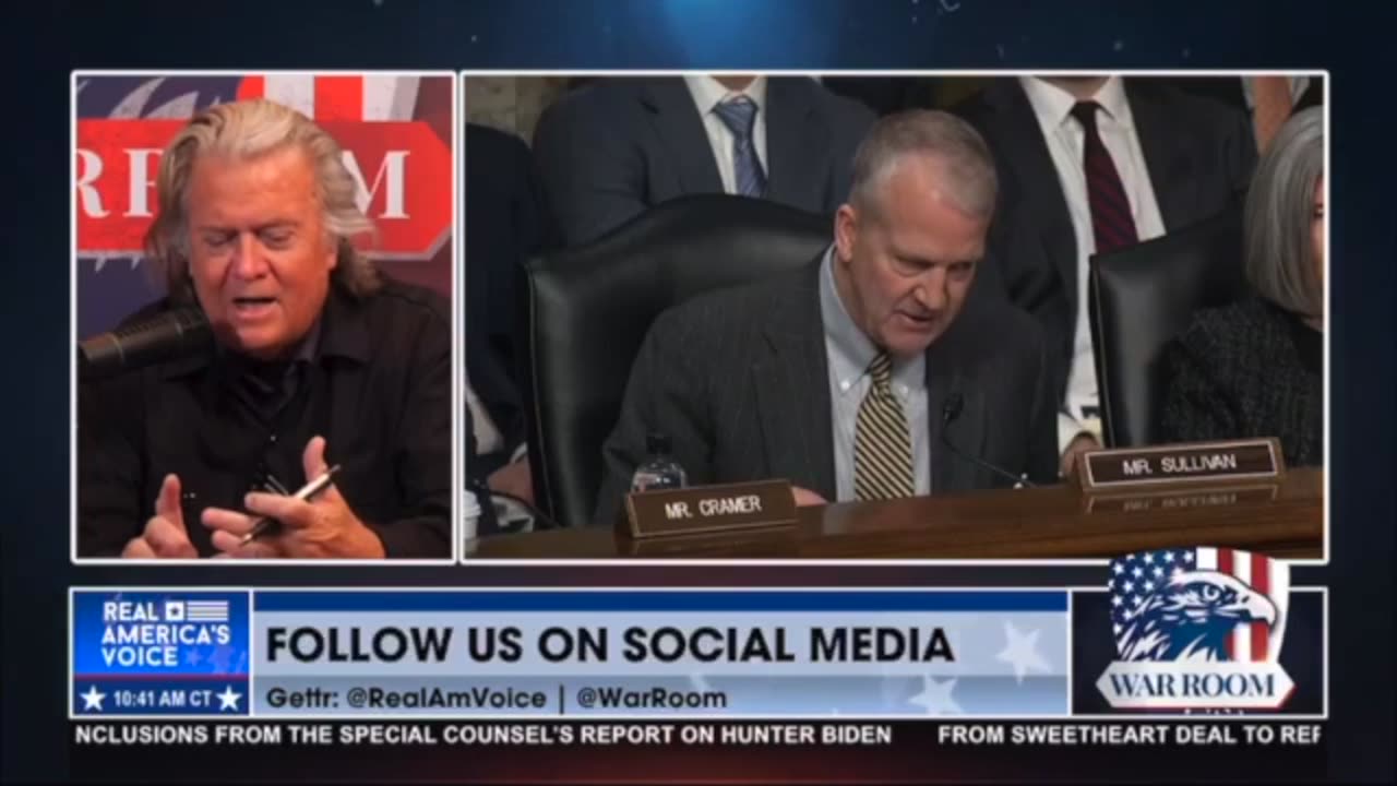 Steve Bannon : Mainstream Media Will Spin Democrat "Soundbites" To Capitalize on Hegseth Grilling