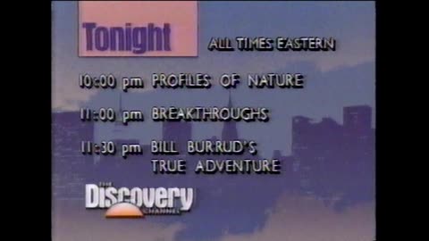 Discovery Channel Commercials/Ads/Bumper/Promos (1988)