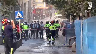 Rescuers search for the missing after Madrid building partly collapses