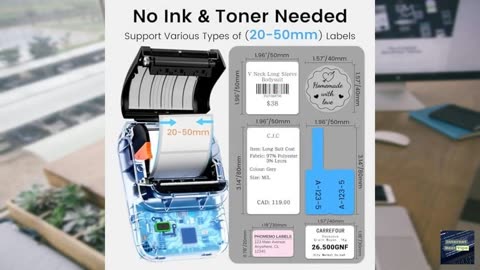 Label Maker, Barcode Label Printer for Small Business