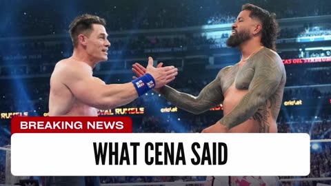 What John Cena Said To Jey Uso After Rumble Win Revealed