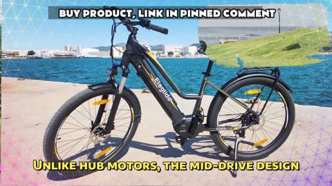 Eleglide C1 ST Trekking Electric Bike 250W Mid-Drive Motor 522 Wh Battery 27.5 inch Electric Bike