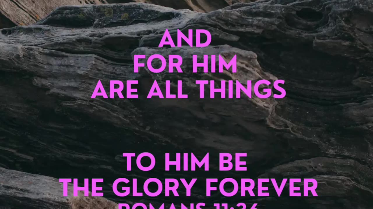 For His Glory