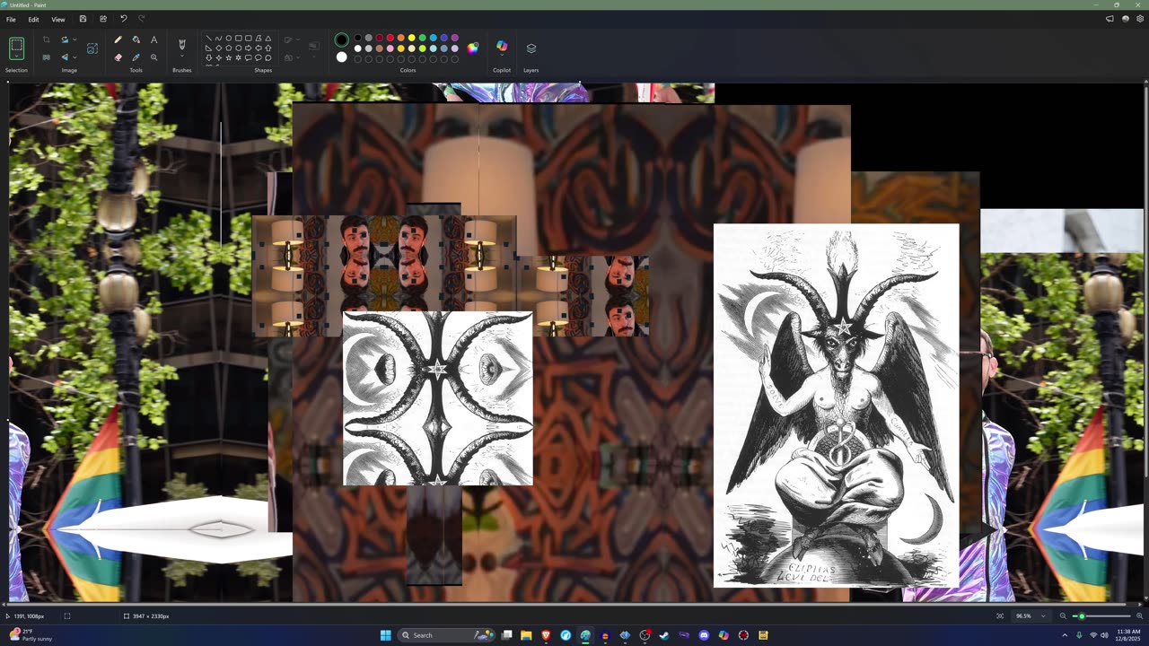 Ian Carrol Worships Baphomet