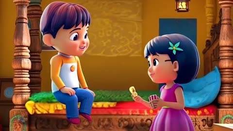 Kalu Madari Aaya Kalu Apna Bhalu Laya_ कालू मदारी आया_ Gaiya Meri Gaiya Hindi Baby Rhymes for Kids