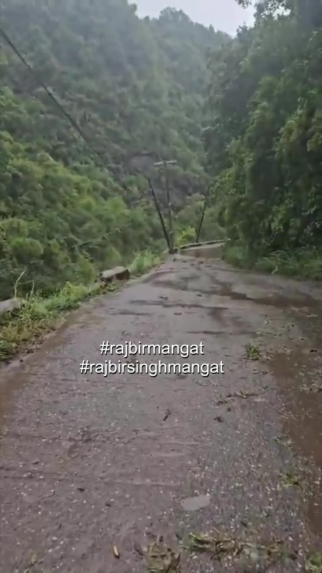 Hurricane Melissa-Gordon Town Road, St Andrew Views from Montego Bay currently