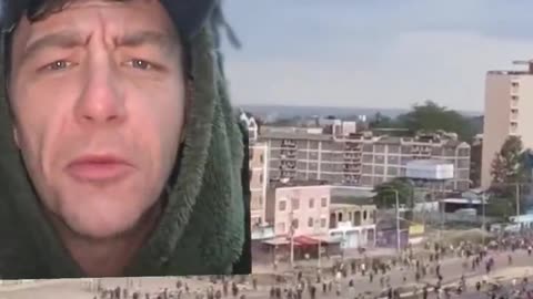 Tanzania people storming the airport to stop the parasites 🤔.