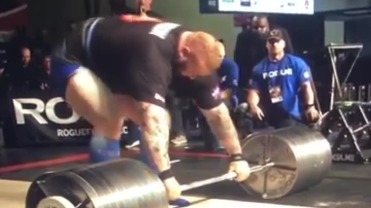 Hafthor Bjornsson's Brutal 501kg Deadlift Attempt Ends in Blood!