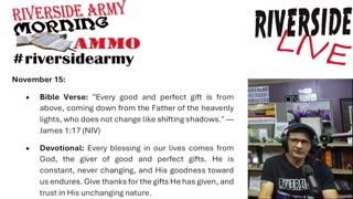 Riverside Morning Ammo Daily Devotional 11.15.25