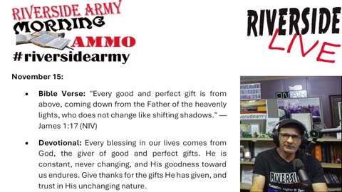 Riverside Morning Ammo Daily Devotional 11.15.25