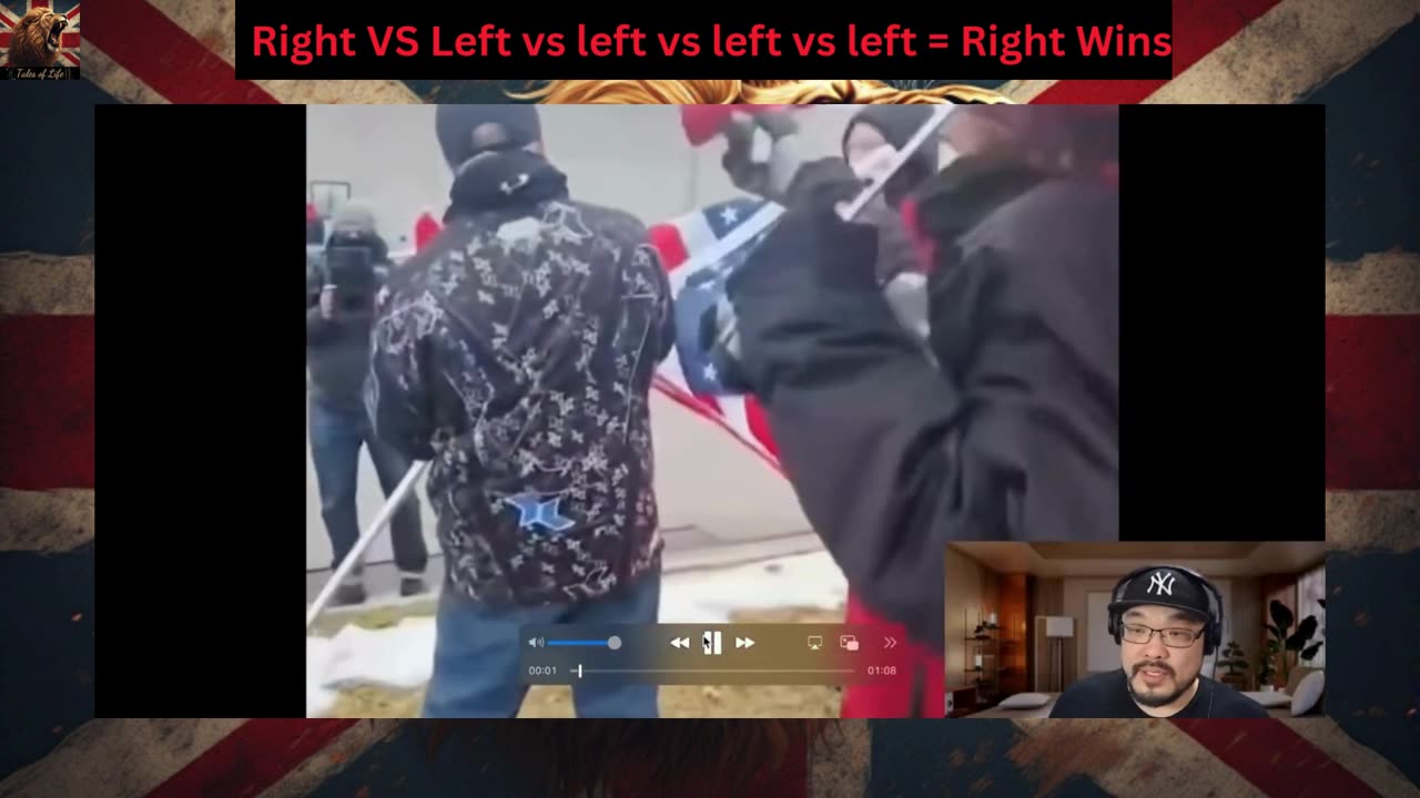 Right VS Left vs left vs left vs left = Right Wins