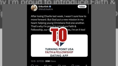 Fact Check: Erika Kirk Did NOT Start And Join A 'Faith & Fellowship Dating App'