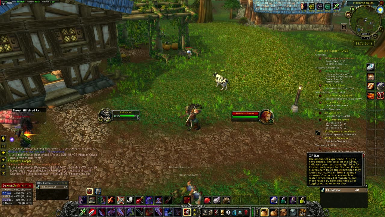 WoW Classic part 23: Tarren Mill Leveling