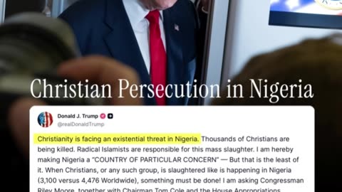 Nigerian Christians Celebrate U.S. Action Against Persecution - Trump’s Bold Move