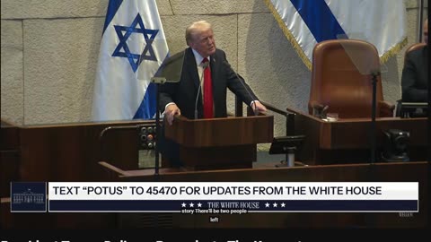 Full Speech: President Trump Delivers Remarks to The Knesset, Israel Oct. 13, 2025