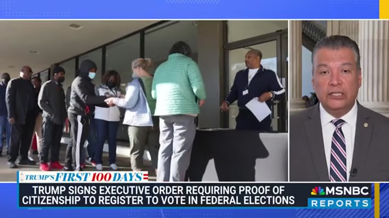 "Voter suppression": Sen. Padilla slams TrXmp's executive order targeting voting rights
