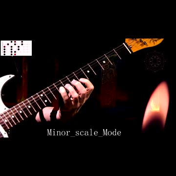 Minor scale (3 notes per string)