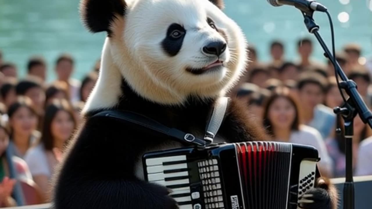 PANDA PLAYS THE ACCORDION