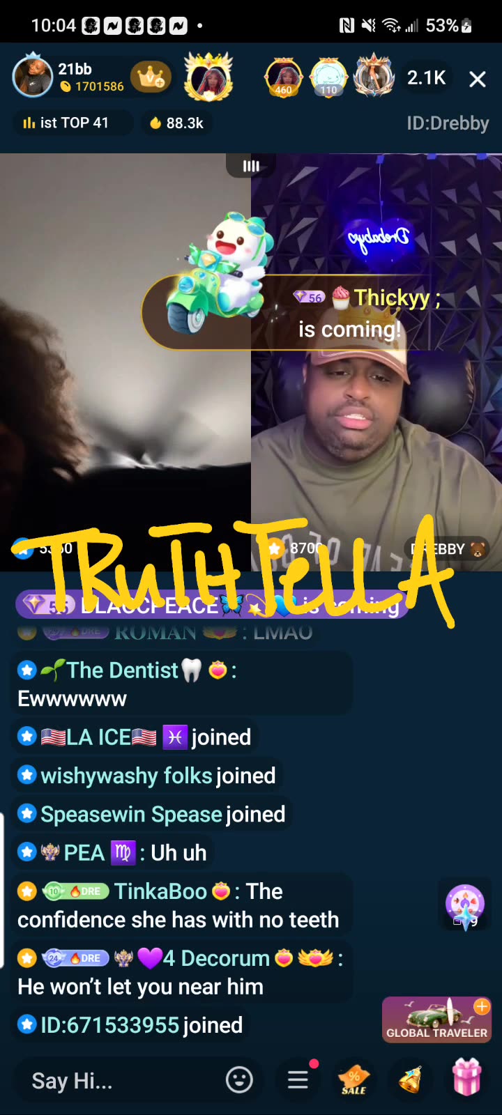 21BADBITCH LINED UP WITH DREBABY 3RD SHIFT