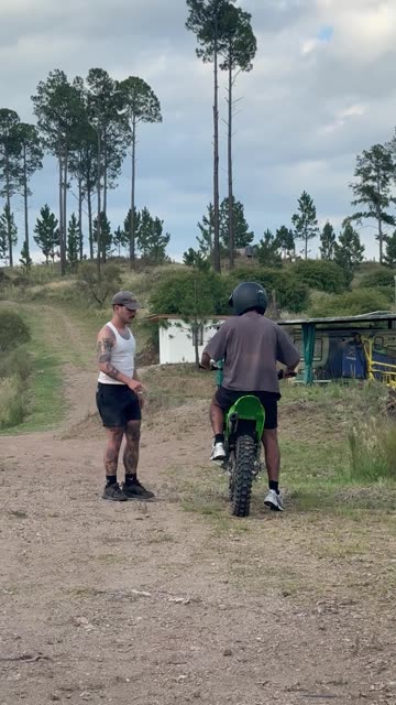 Guy Revved Engine Too Much and Fell Off Motorcycle