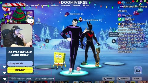 HAPPY NEW YEARS EVE & HAPPY NEW YEARS! COME LAUGH AT MY JOKES! SWEATY FORTNITE LOBBIES!