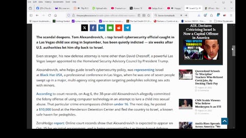 Israeli Cyber Official Fled U.S. After Child Sex Arrest Trump’s Homeland Security Nominee