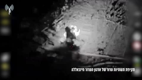 Earlier this morning, the IDF says it carried out airstrikes against a Hezbollah weapons