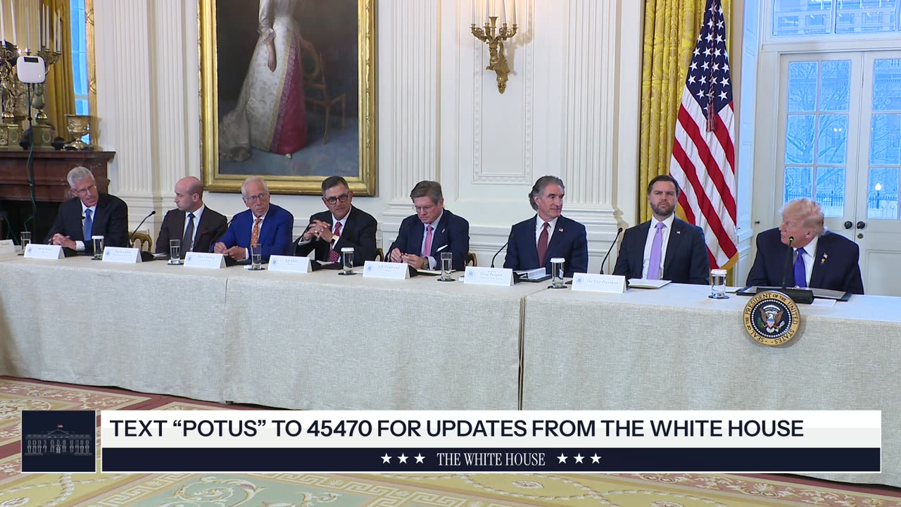 President Trump Participates in a Meeting with Oil and Gas Executives