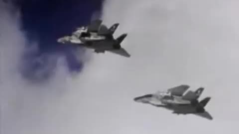 F-14 Tomcat vs MiG-23 Dogfight