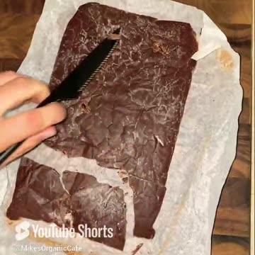 Organic Homemade Carob Chocolate with Vanilla Collagen Protein sprinkled with shredded Coconut