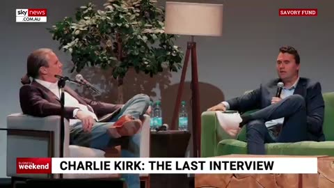 Charlie Kirk’s final interview filmed on the day of his assassination