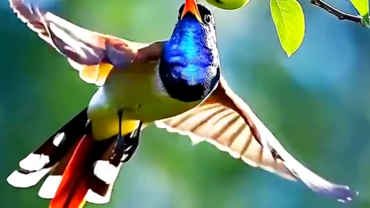 Beautiful birds with voice