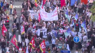 Miles protestan en Francia contra el plan presupuestario de 2026