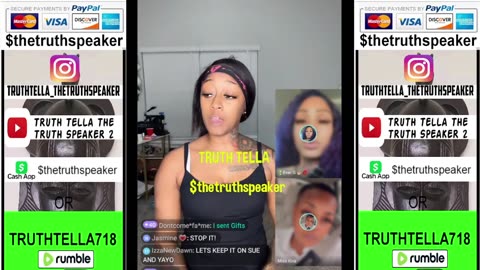 BIG SUEWOO LIVE WITH BIG YAYO IN HER BOX & PRETTY TEETEE IS BIG MAD PT. 1 IT'S WAR